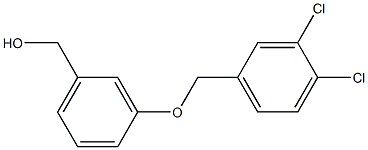 {3-[(3,4-dichlorophenyl)methoxy]phenyl}methanol Struktur