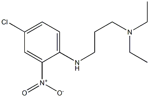 {3-[(4-chloro-2-nitrophenyl)amino]propyl}diethylamine Struktur