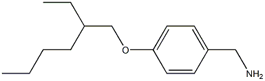 {4-[(2-ethylhexyl)oxy]phenyl}methanamine Struktur