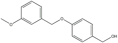 {4-[(3-methoxyphenyl)methoxy]phenyl}methanol Struktur