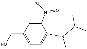 {4-[methyl(propan-2-yl)amino]-3-nitrophenyl}methanol Struktur