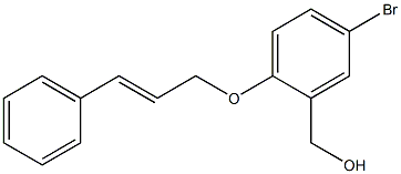 {5-bromo-2-[(3-phenylprop-2-en-1-yl)oxy]phenyl}methanol Struktur