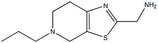 {5-propyl-4H,5H,6H,7H-pyrido[4,3-d][1,3]thiazol-2-yl}methanamine Struktur