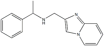 {imidazo[1,2-a]pyridin-2-ylmethyl}(1-phenylethyl)amine Struktur