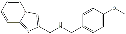 {imidazo[1,2-a]pyridin-2-ylmethyl}[(4-methoxyphenyl)methyl]amine Struktur