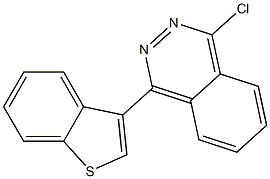 1-(1-benzothiophen-3-yl)-4-chlorophthalazine Struktur