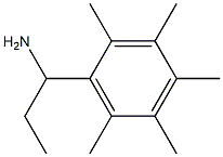 1-(2,3,4,5,6-pentamethylphenyl)propan-1-amine Struktur