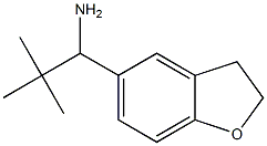 1-(2,3-dihydro-1-benzofuran-5-yl)-2,2-dimethylpropan-1-amine Struktur