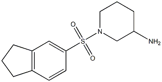 1-(2,3-dihydro-1H-indene-5-sulfonyl)piperidin-3-amine Struktur