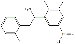 1-(2,3-dimethyl-5-nitrophenyl)-2-(2-methylphenyl)ethan-1-amine Struktur