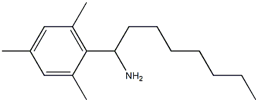 1-(2,4,6-trimethylphenyl)octan-1-amine Struktur