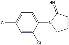 1-(2,4-dichlorophenyl)pyrrolidin-2-imine Struktur