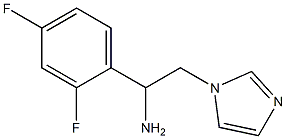 1-(2,4-difluorophenyl)-2-(1H-imidazol-1-yl)ethanamine Struktur