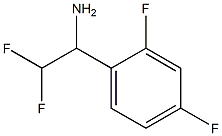 1-(2,4-difluorophenyl)-2,2-difluoroethan-1-amine Struktur