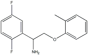 1-(2,5-difluorophenyl)-2-(2-methylphenoxy)ethanamine Struktur