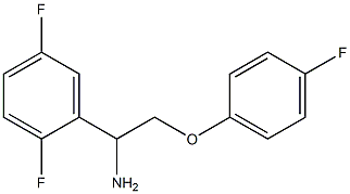 1-(2,5-difluorophenyl)-2-(4-fluorophenoxy)ethanamine Struktur