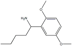 1-(2,5-dimethoxyphenyl)pentan-1-amine Struktur