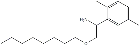 1-(2,5-dimethylphenyl)-2-(octyloxy)ethan-1-amine Struktur