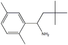 1-(2,5-dimethylphenyl)-3,3-dimethylbutan-1-amine Struktur