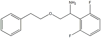 1-(2,6-difluorophenyl)-2-(2-phenylethoxy)ethan-1-amine Struktur