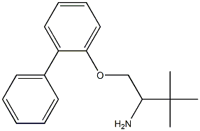 1-(2-amino-3,3-dimethylbutoxy)-2-phenylbenzene Struktur