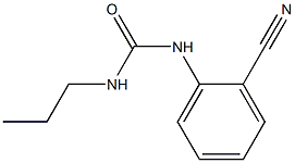 1-(2-cyanophenyl)-3-propylurea Struktur