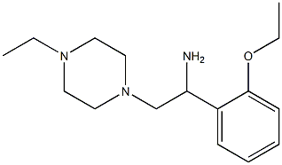 1-(2-ethoxyphenyl)-2-(4-ethylpiperazin-1-yl)ethanamine Struktur