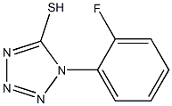 1-(2-fluorophenyl)-1H-1,2,3,4-tetrazole-5-thiol Struktur