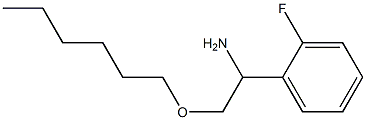 1-(2-fluorophenyl)-2-(hexyloxy)ethan-1-amine Struktur