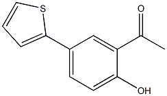 1-(2-hydroxy-5-thien-2-ylphenyl)ethanone Struktur