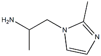 1-(2-methyl-1H-imidazol-1-yl)propan-2-amine Struktur