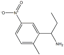 1-(2-methyl-5-nitrophenyl)propan-1-amine Struktur