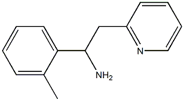 1-(2-methylphenyl)-2-(pyridin-2-yl)ethan-1-amine Struktur