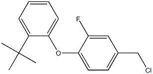 1-(2-tert-butylphenoxy)-4-(chloromethyl)-2-fluorobenzene Struktur