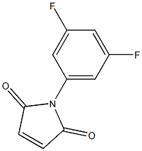 1-(3,5-difluorophenyl)-2,5-dihydro-1H-pyrrole-2,5-dione Struktur