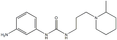 1-(3-aminophenyl)-3-[3-(2-methylpiperidin-1-yl)propyl]urea Struktur