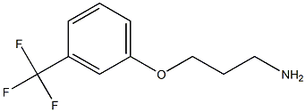 1-(3-aminopropoxy)-3-(trifluoromethyl)benzene Struktur