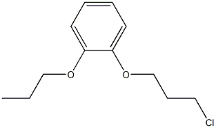 1-(3-chloropropoxy)-2-propoxybenzene Struktur