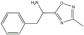 1-(3-methyl-1,2,4-oxadiazol-5-yl)-2-phenylethan-1-amine Struktur