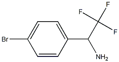 1-(4-bromophenyl)-2,2,2-trifluoroethanamine Struktur