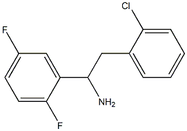 2-(2-chlorophenyl)-1-(2,5-difluorophenyl)ethan-1-amine Struktur