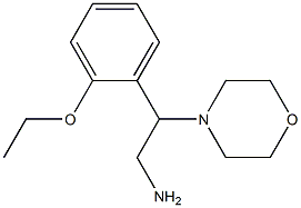 2-(2-ethoxyphenyl)-2-morpholin-4-ylethanamine Struktur