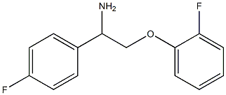 2-(2-fluorophenoxy)-1-(4-fluorophenyl)ethanamine Struktur