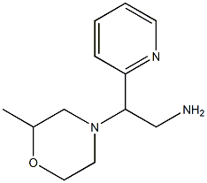 2-(2-methylmorpholin-4-yl)-2-(pyridin-2-yl)ethan-1-amine Struktur