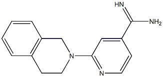 2-(3,4-dihydroisoquinolin-2(1H)-yl)pyridine-4-carboximidamide Struktur