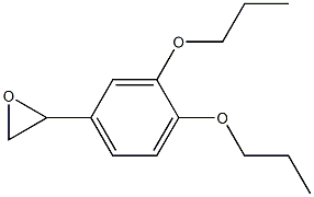 2-(3,4-dipropoxyphenyl)oxirane Struktur