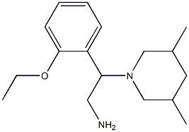 2-(3,5-dimethylpiperidin-1-yl)-2-(2-ethoxyphenyl)ethanamine Struktur