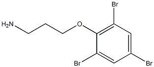 2-(3-aminopropoxy)-1,3,5-tribromobenzene Struktur