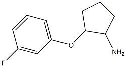 2-(3-fluorophenoxy)cyclopentanamine Struktur