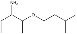 2-(3-methylbutoxy)pentan-3-amine Struktur